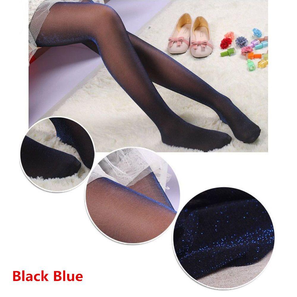 Silver Night Party Sparkle Pantyhose Glitter Stockings Shiny Tights
