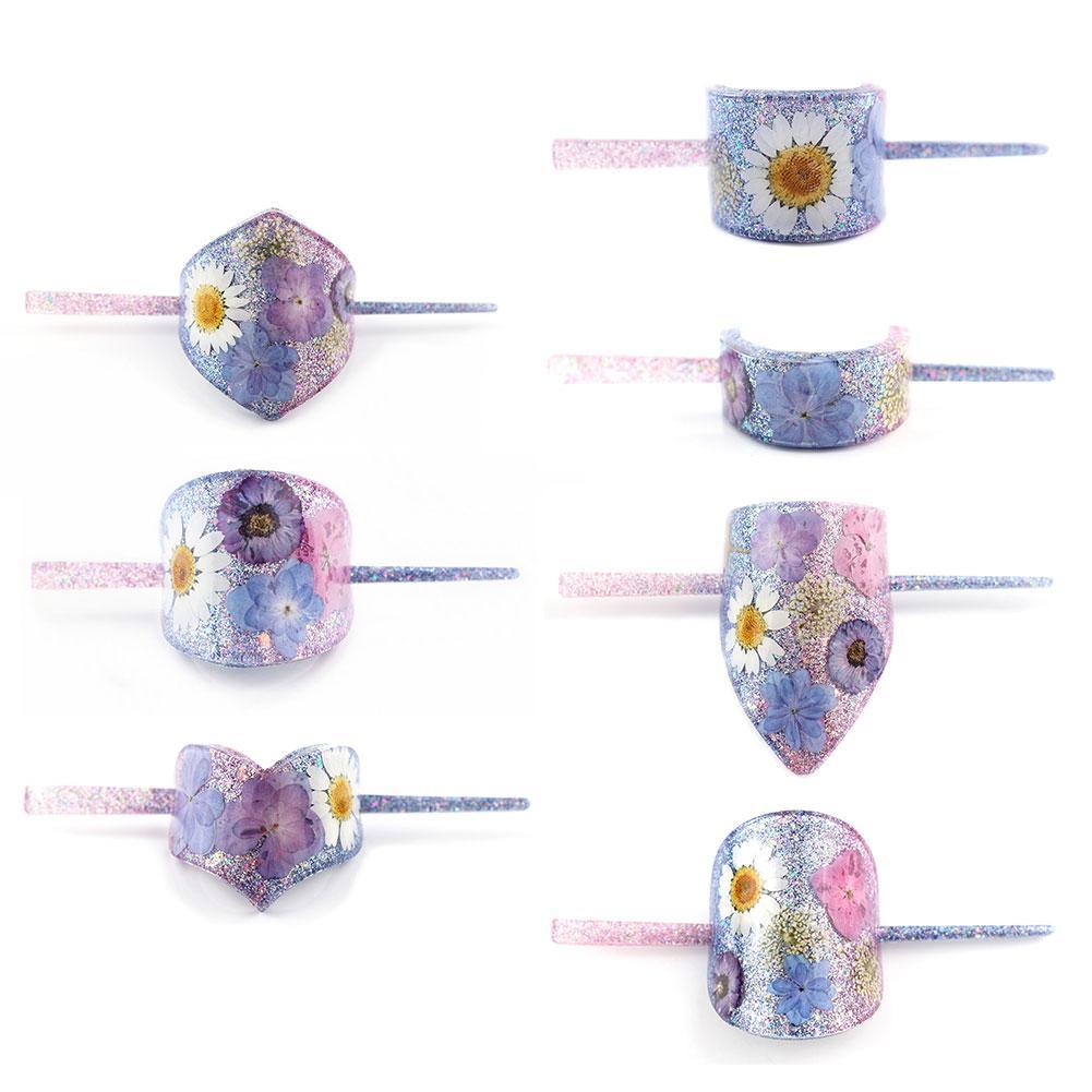 Buy DIY Hair Clamps Claw Clip Silicone Mold Handmade Hairpin Epoxy Tools Crystal Casting Jewelry