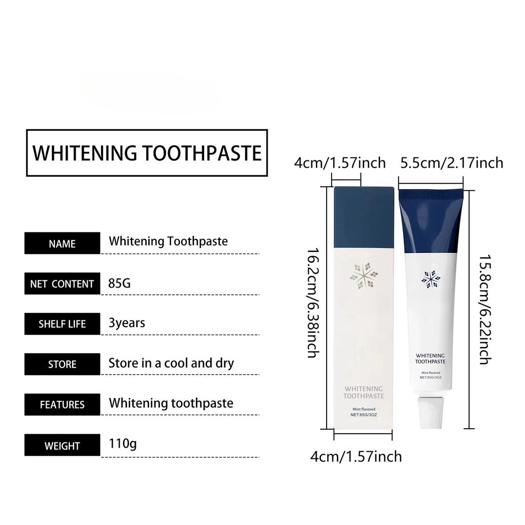 Hydroxyapatite Mint Toothpaste Teeth Yellow Stains Remove Remove Bad Breath Prevent Tooth Decay  Cleaning Brightening Oral Care