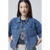 Benetton Embroidered Pocket Denim Jacket Bajpe1631