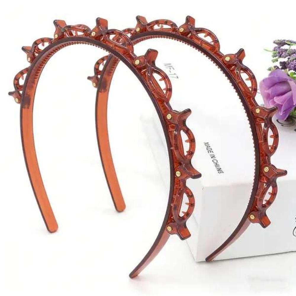 

Hair clip and scrunchie set, practical lazy style, suitable for daily braiding / flyaway control / commuting styling