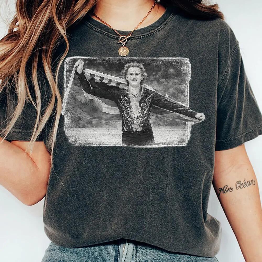 Retro Ilia Malinin Vierfachsprung Legende Eiskunstlauf T-Shirt Ilia Malinin Fan Sport T-Shirt