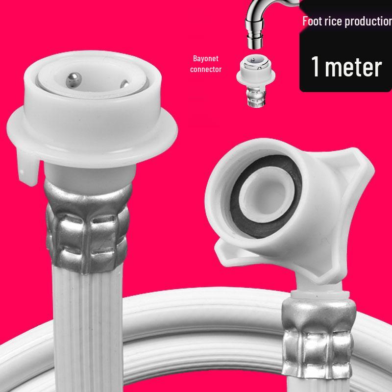 Anti-Detachment Extended Water Inlet Hose for Fully Automatic Washing Machine