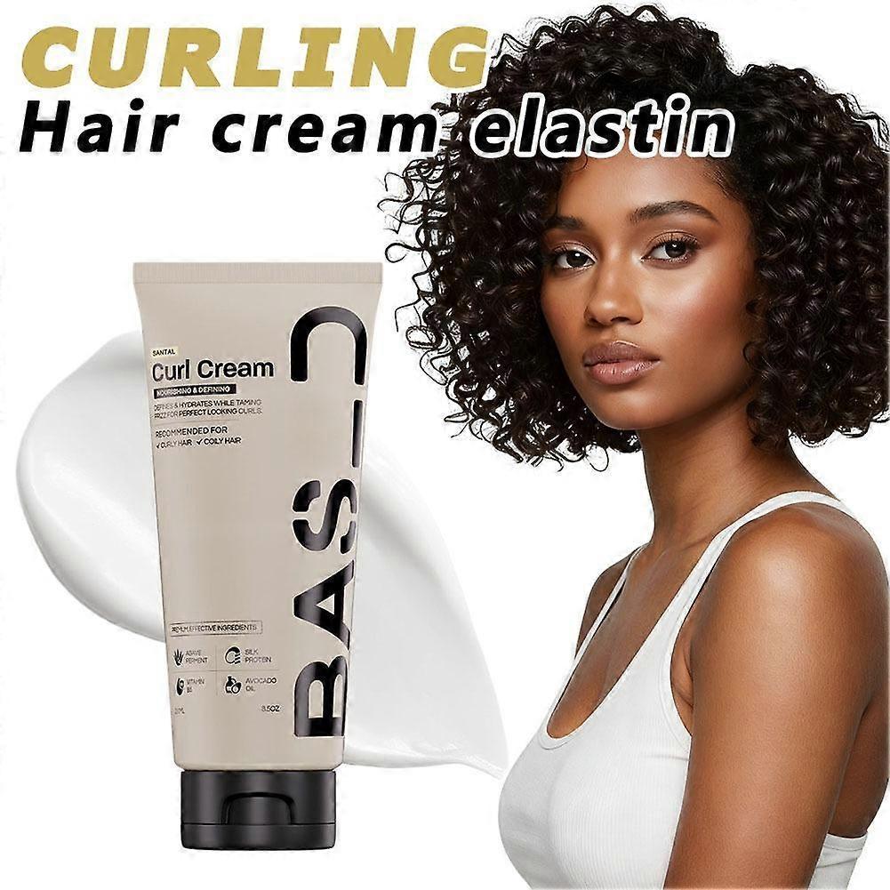 200ml Curling Cream for Instant Shape and Frizz Control with Moisturizing Formula for Soft Shiny Curls less