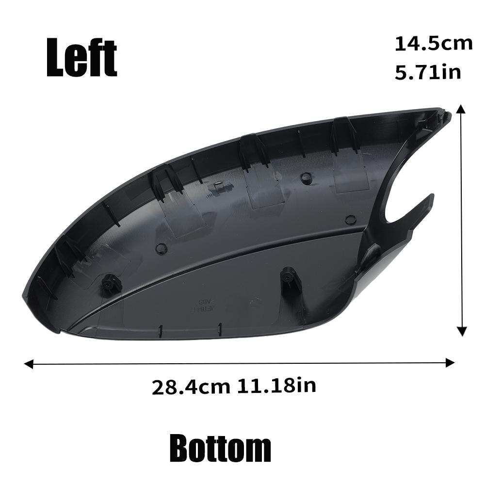 Side Rearview Mirror Cover Caps For VW T5 T6 TRANSPORTER VW Amarok 2010 2011- With Buckle Door Mirror Cover Cap Accessories