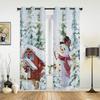 Christmas Window Curtains Decor For Home Bedroom Kitchen Living Room Christmas Ornament Xmas Gifts Navidad Natal New Year