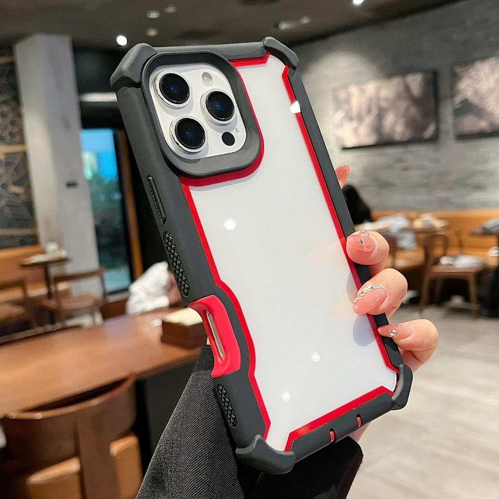 Etui do iPhone 16 Pro Max Przezroczyste Odpinane 2 w 1 Odporne na wstrząsy TPU + PC Tylna osłona telefonu