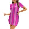 Stephanie LazyTown Original and Movie Costume Short Sleeved Dress Summer Dress Womens 2025 Dress Women