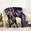 World of Warcraft Pattern Oversized Manta Sofa Bed Cover Soft and Hairy Blanket Plaid Soft Warm Flannel Throw Blankets Fans Gift