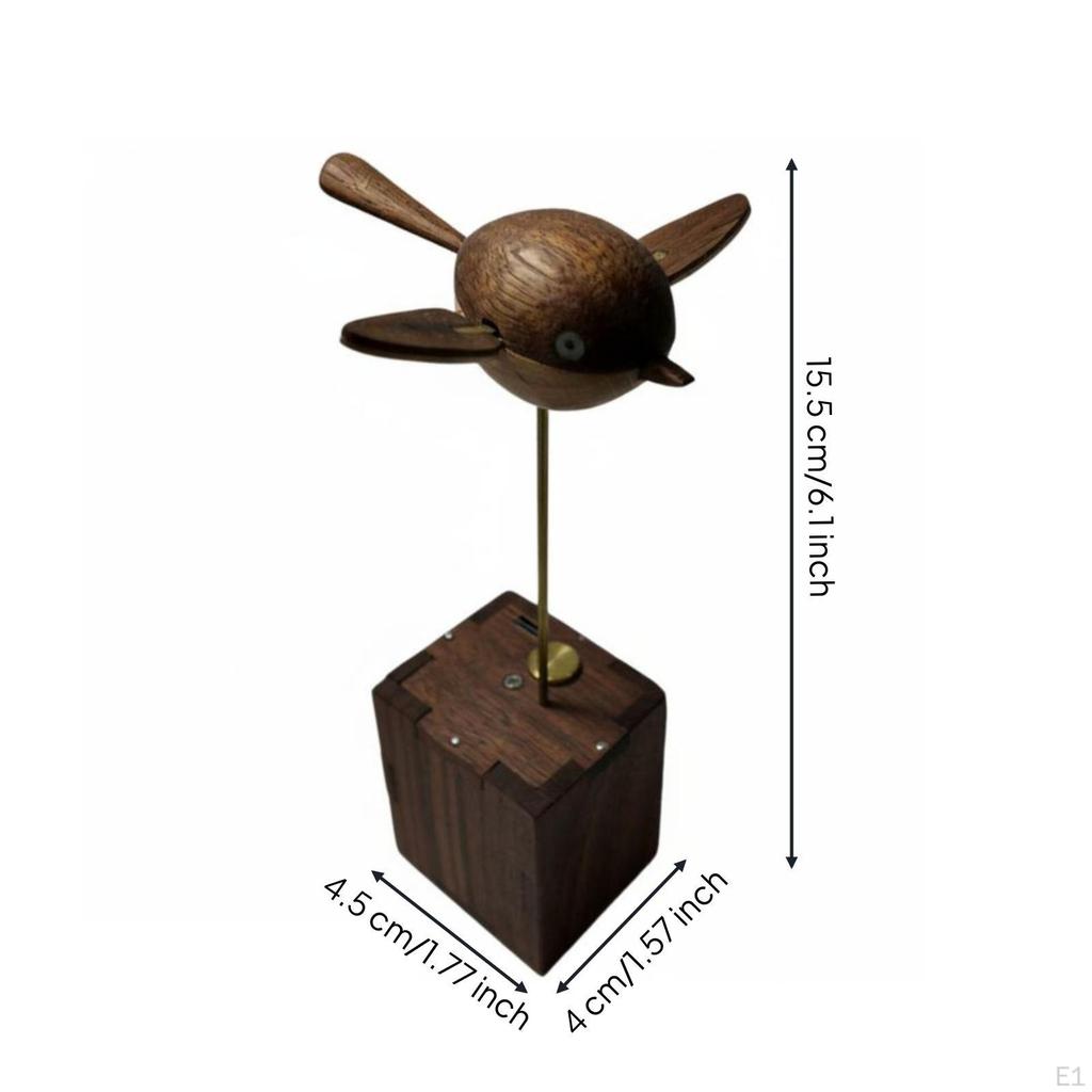 Figurina di Uccello in Legno Fatta a Mano Aviana Adorabile Decorazione per la Casa per Genitori, Donne,