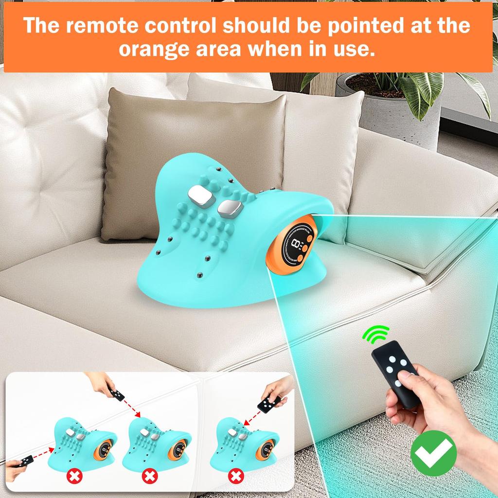 Multi Functional Shoulder and Neck Massager Massage Pillow Portable Household Electric Kneading Neck