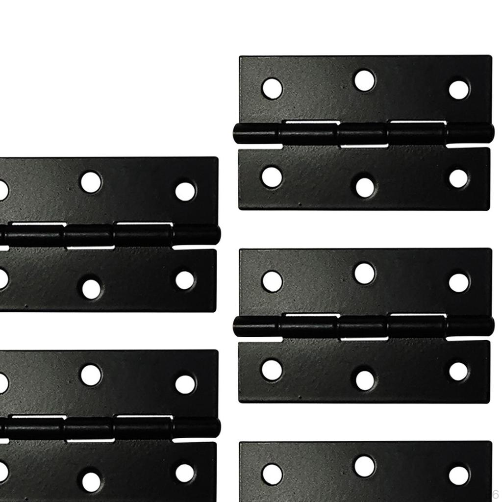 10Pcs Metal Hinges Closing Hinge Decor Connectors Hardware for Home, Furniture, Cupboard, Dollhouse,
