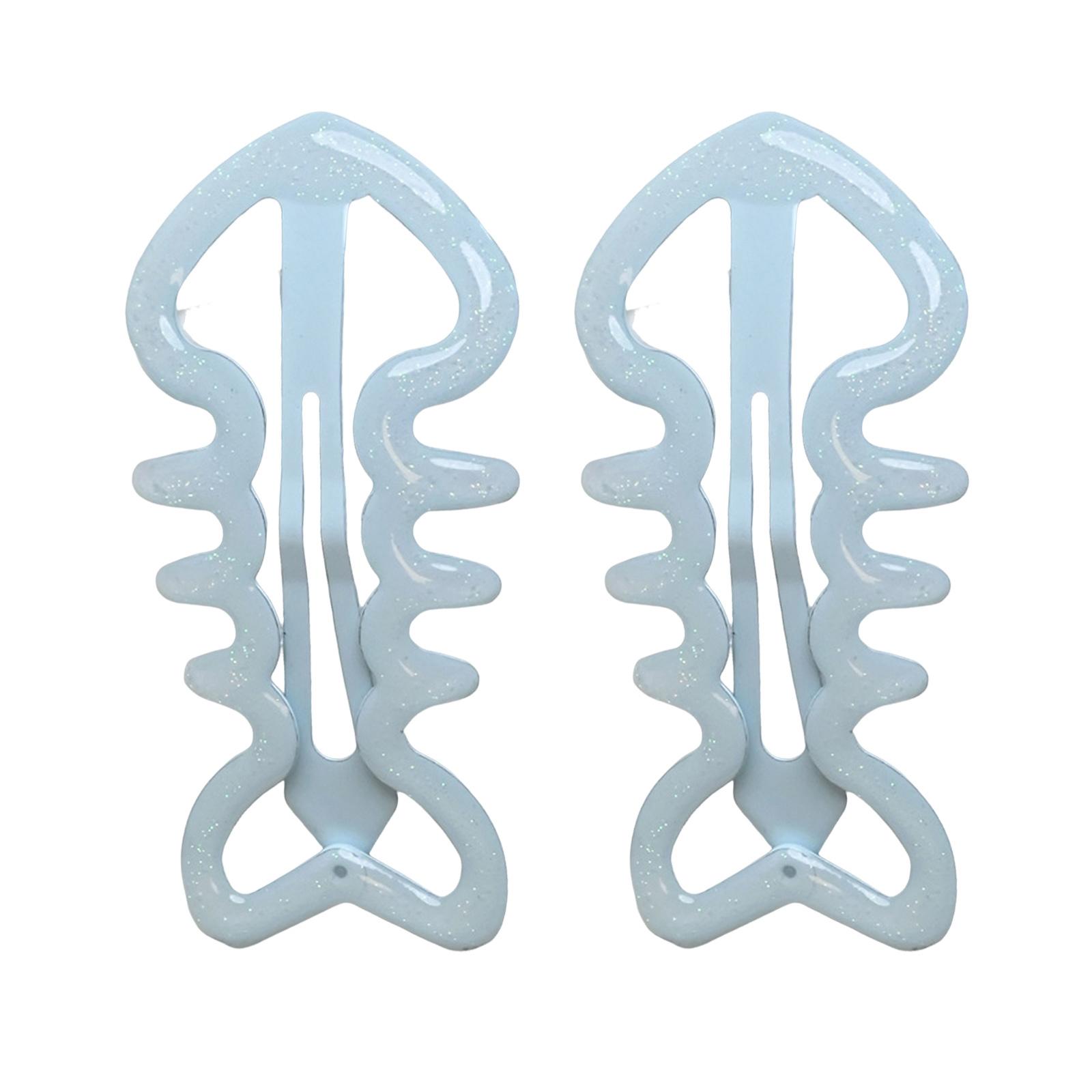 

NonSlip Bone Hair Clip Metal Material Long Comfort Secure Clasp For Active Lifestyles синій