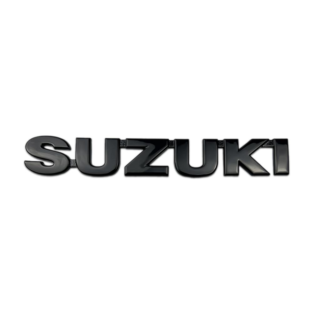 3D Badge Steering Wheel Sticker Car Front Emblem Rear Trunk Logo For SUZUKI Swift Metal Alloy Modified Letter Decoration