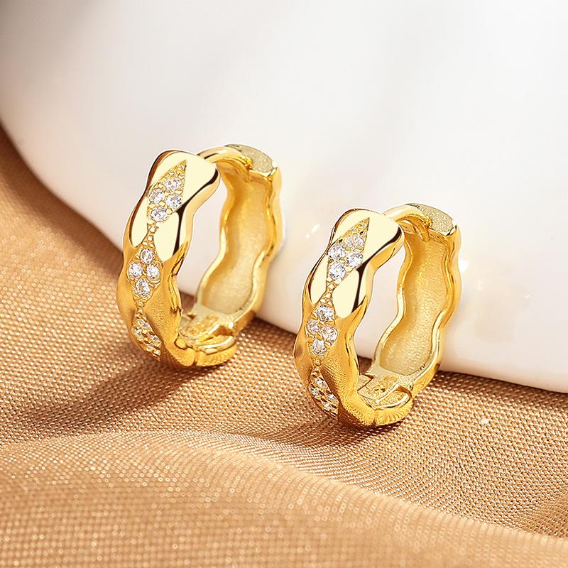

Earrings Women S Niche Design Advanced Sense Light Luxury Temperament Earrings Trend Geometric Earrings Ear Buckles золотой