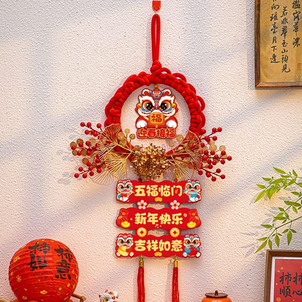 Flocking Spring Festival Fu Character Pendant  Home Living Room Decor