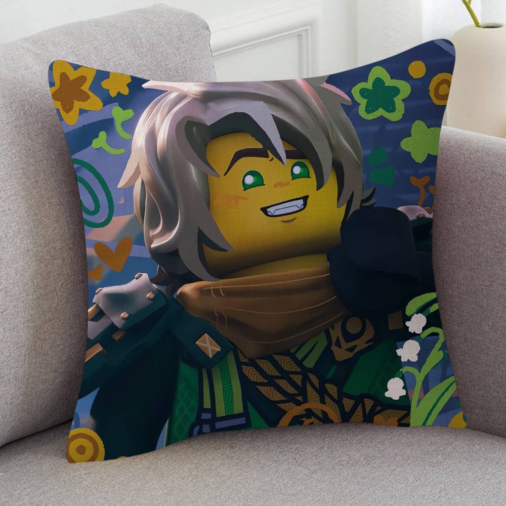 Anime Ninjago Game For Cartoon Print Peripheral Pillow Case Cushion Cover Home Decor Birthday Gift Pillowcover