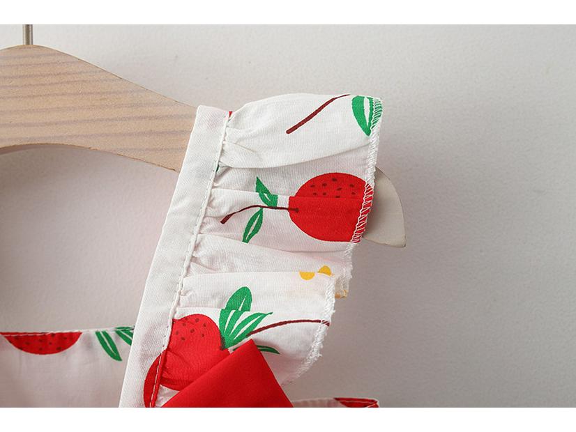 Letní bavlněné šaty na ramínka pro miminka - Dětské jednodílné oblečení