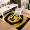 Borussia dortmund Area Rug for Office, Chair Rug, Decorative Carpet Livingroom Mat, Large Size Fan gifts Christmas gifts