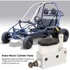 Hydraulic Brake Master Cylinder Pump, Metal Hydraulic Brake Master Cylinder Pump Assembly 12.8 for Go Kart 3 Wheel ATV Modified Brake Pump