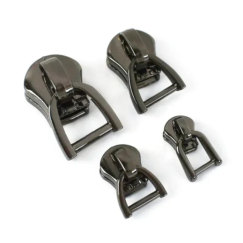 10/20 szt. 3/5/8/10# Suwaki do zamków Meetee Do zamków metalowych Zaczepy z kółkiem D Zestaw do naprawy odzieży Akcesoria do szycia DIY Bagaż