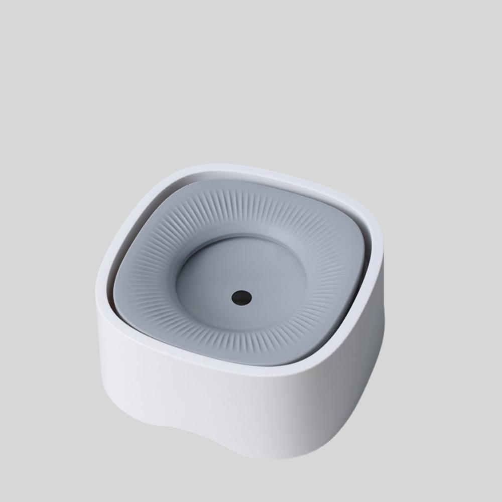 

Dog Bowl Dog Drinker Non-Wet Mouth Drinking Bowl Floating Bowl Pet Cat Dog Drinking Basin Teddy Drinker Supplies серый