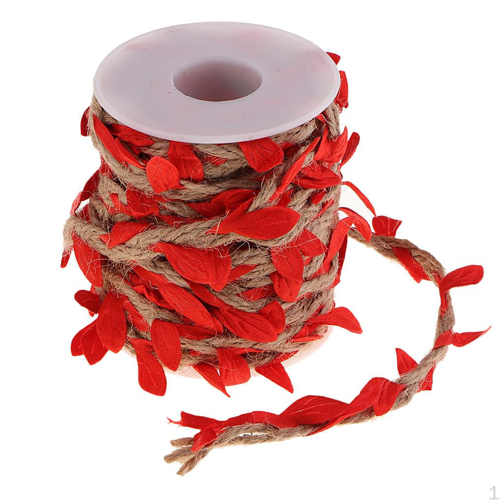 

Artificial Flowers Vine Rattan Ivy Leaf Garland Decor красный