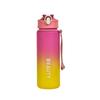 600ml Large Capacity Frosted Plastic Water Bottle Portable with Measurement Marks Suitable for Frosted Sports Bottle