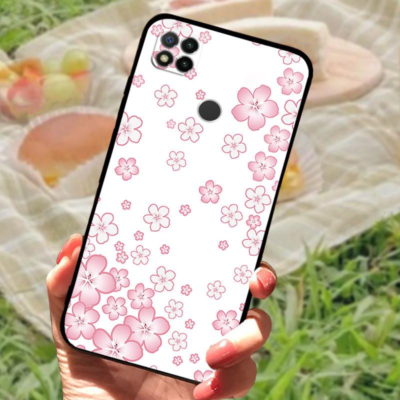 Pour Redmi 9C NFC Coque Mode Luxe Silicone Arrière de Téléphone Pour Xiaomi Redmi 9A 9C 9T Étuis Souples Anti-Choc Fundas Pare-chocs