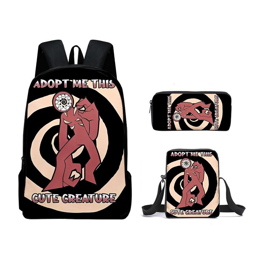 Roblox Doors Kids School Backpack With Breathable Oxford Material For Elementary Students