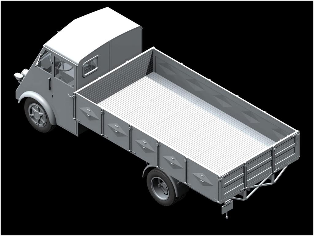 ICM 1/35 scale German Renault AHN 3.5t German Army Truck Plastic Model 35416