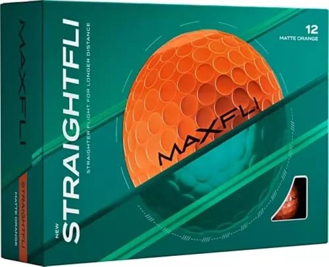 

2025 Maxfli Гольф Мячи Straightfli Гольф Мячи Straight Fly Тяжело изгибаемые Соответствуют правилам (Матовый оранжевый) [Использовал]