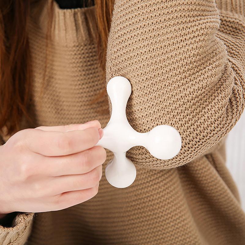 Mini Handheld Manual Massager Full Body Massage Tool For Waist Neck Foot Leg Head Waist Back Massage Tool Pain Relief Relaxation