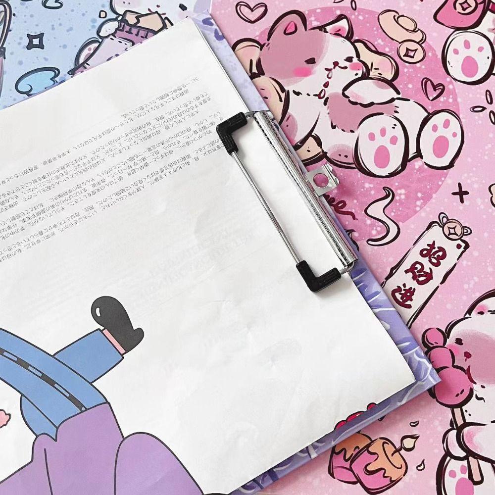 Durable A4 Folder Board Simple Document Storage Clip File Storage Clipboard  School Supplies