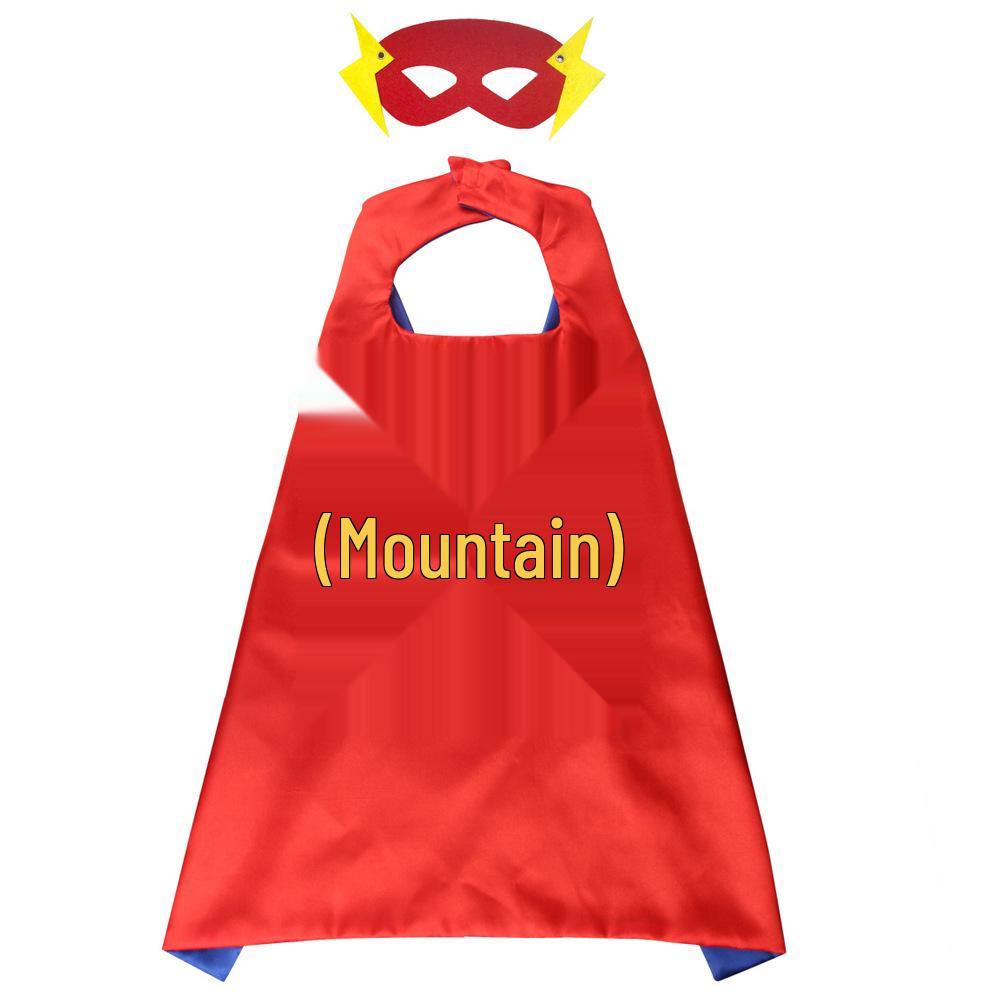 June 1 Kids' Hero Anime Cape: Cartoon Superman, Captain America, Hulk Costume