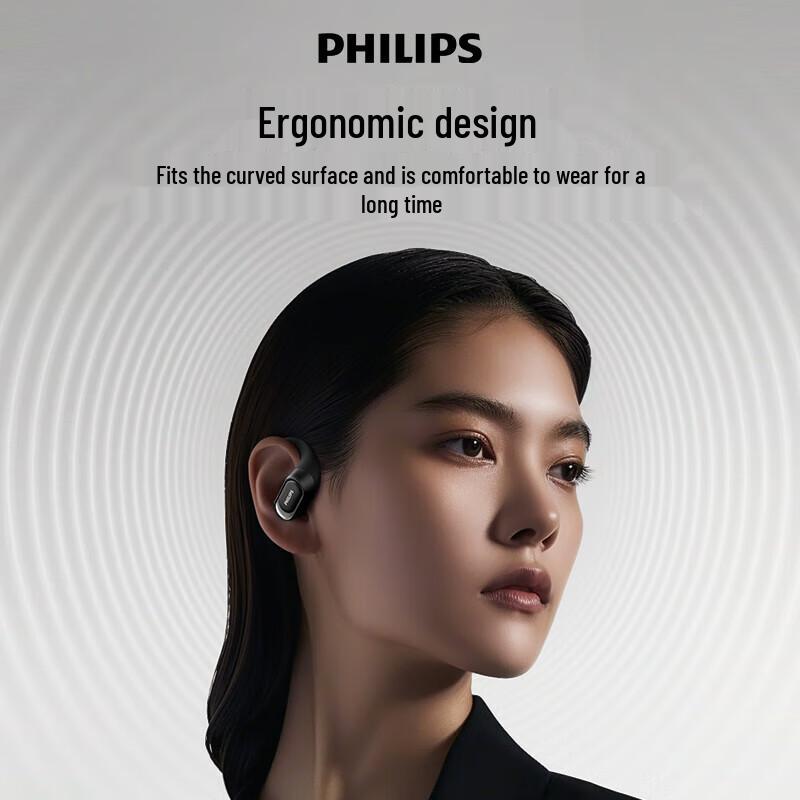 Philips TAT3769 Open-Ear Bone Conduction Bluetooth Headphones