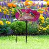 Bird Bath for Outdoors Garden Removeable Stand Bird Bath Bowl with Garden Stake for Courtyard Outdoor Garden Patio Yard Decor