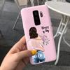 For Samsung Galaxy S9 S9+ Case Cute Fashion Cartoon Girls Cover Silicone Soft TPU Phone Case For Samsung S9 Plus S9+ Fundas Capa