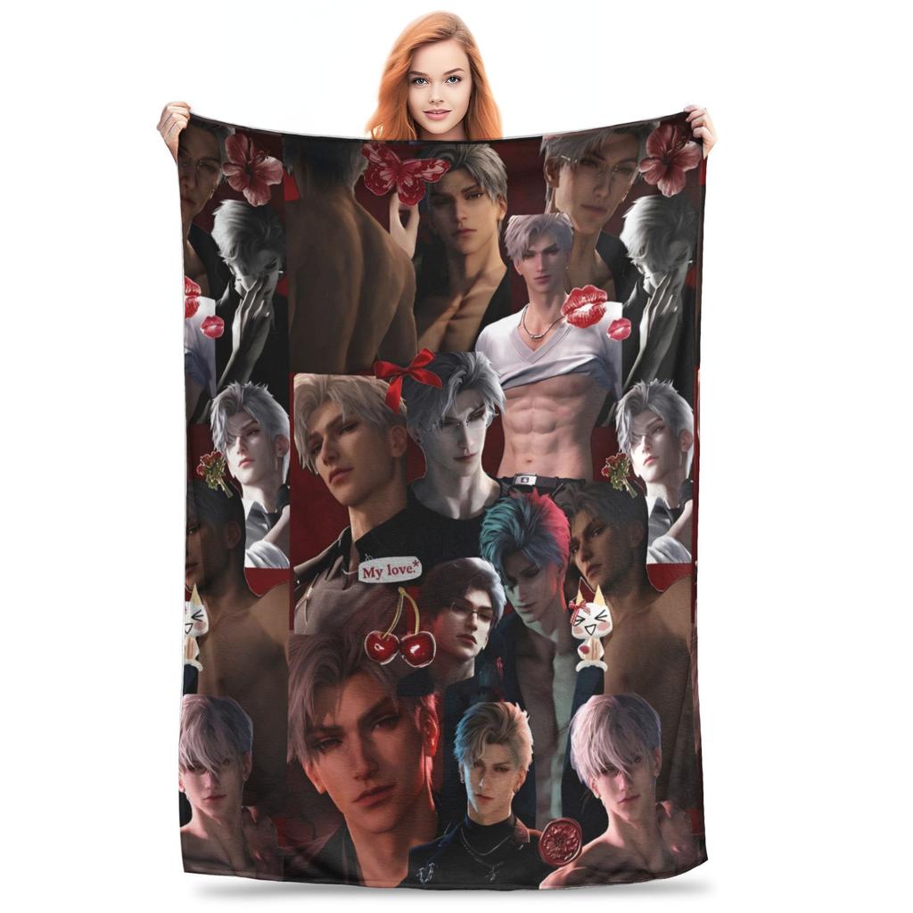 Game Love and Deepspace Sylus Blankets Quality Warm Bedding Throws Winter Boy Girl Bedroom Fashion Bedspread