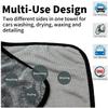 5PCS 40x60cm Car Wash Microfiber Towels Car Detail Cleaning Drying and Polishing Microfiber Cloth Towels Car Cleaning Supplies