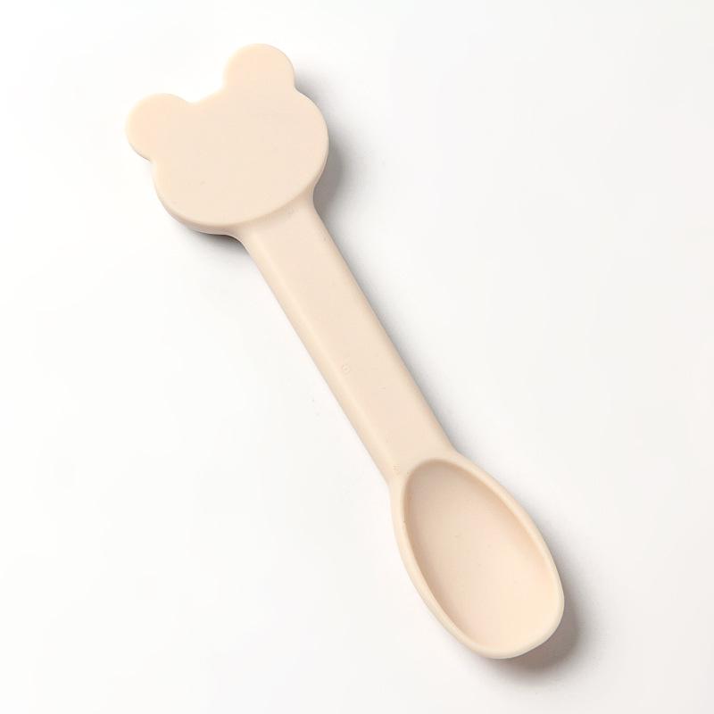 Silicone Bear Suction Baby Plate - Anti-Fall, Compartmented Self-Feeding Bowl
