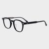 LOOKING4U NN044 Acetate Pełnoobramkowe Okulary Rogowe C1 Czarne