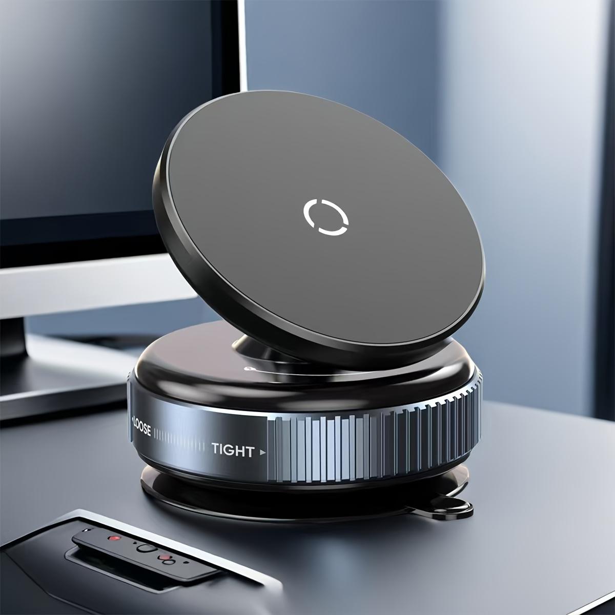 

1pc Hot Deal k009 Vacuum Suction Cup Magnetic Holder Double-sided Automatic Mobile 270 ° rotation Phone Holder Suitable