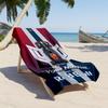 Oracle Bull Customized Name Beach Towel Soft Durable Quick-Dry Suitable for Swimming Gym Camping Yoga Vacation