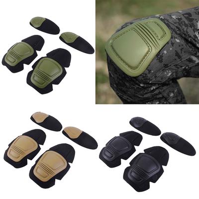 Sports Knee and Elbow Guards Set Knee and Elbow Protective Pads for Adult Teen Cycling Hunting Hiking Outdoor Activity
