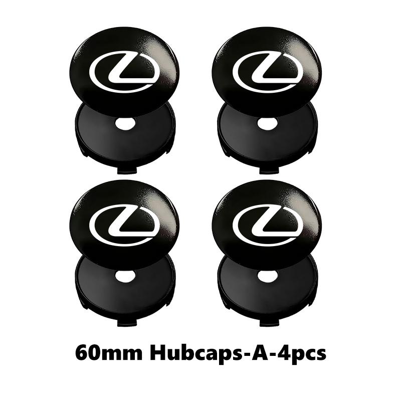 

4pcs Car Wheel Center Hub Caps Sticker Auto Emblem Wheel Center Cap For Lexus RX350 IS250 IS200 GS300 LX570 RC350 UX250h ES350