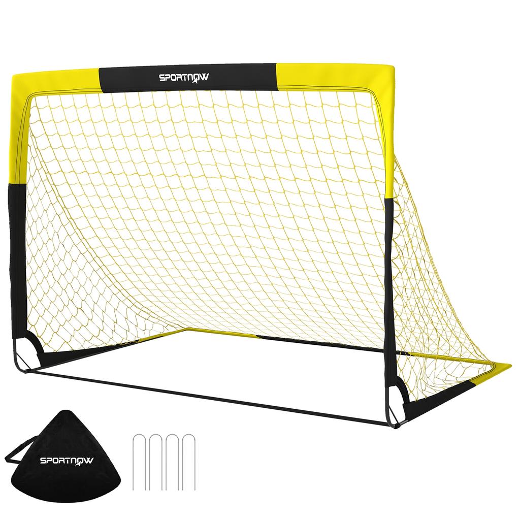 5 X 3.5ft Pop Up Football Goal with Carry Bag, Easy Setup