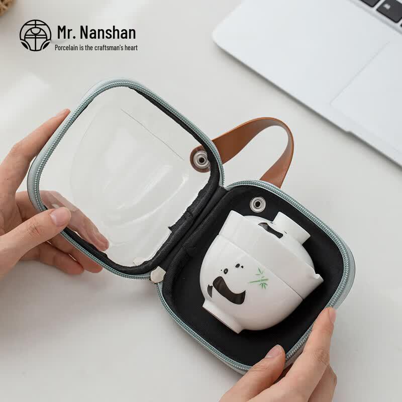 Nanshan Mr. Portable Panda Travel Tea Set