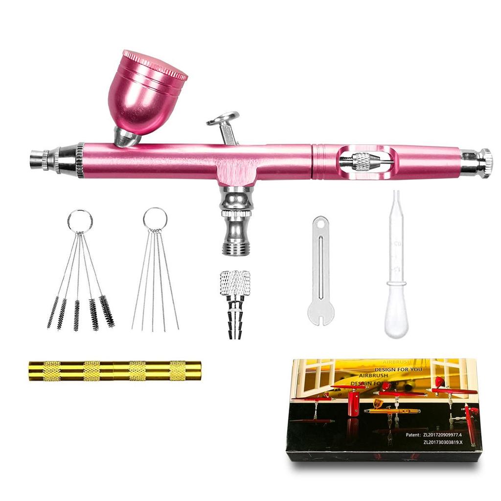 Lightweight 130 Airbrush for Nail Art, Tattoo, Models, Pastry, Beauty, and Oxygen Injection.