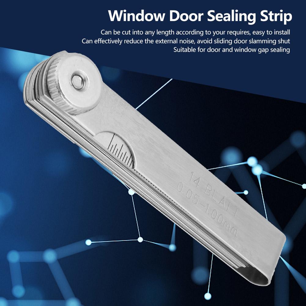 75mm Stainless Steel Feeler Gauge Ruler Welding Inspection Tool (0.05 1.00mm)